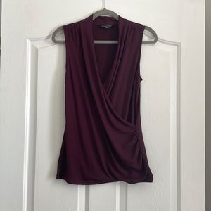 Sleeveless Purple Sweater